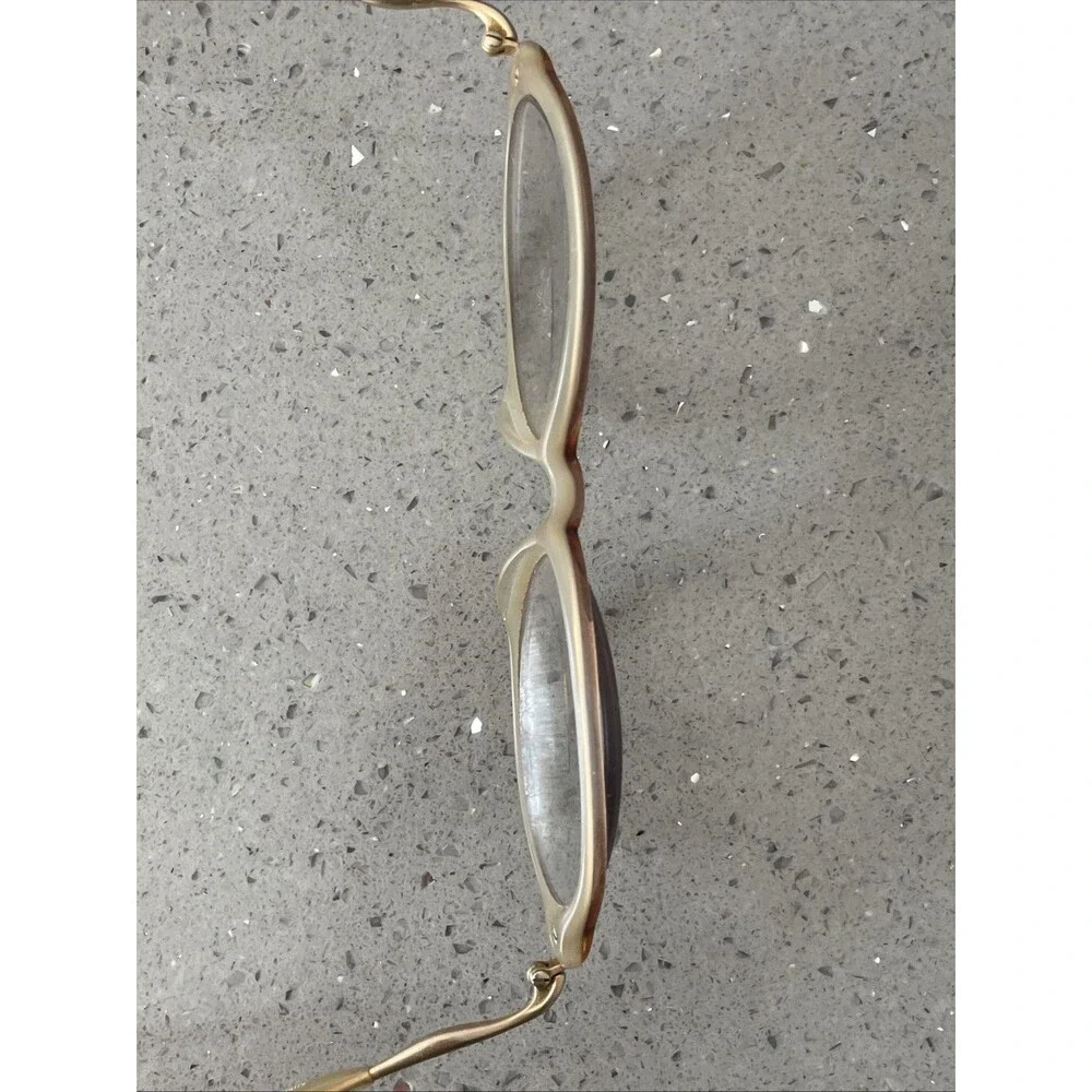 Nine West Eyeglasses Frames Only 4 5WR 130 Full Rim oval pink beige